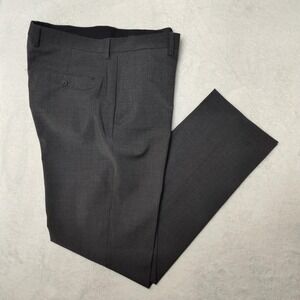 J.CREW Thompson Suit Pants Mens 36x32 Gray Wool Polyester Spandex Tapered